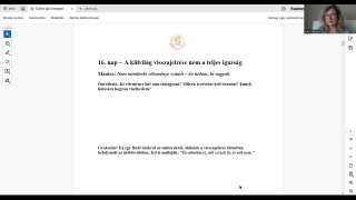 16. nap. Értékek és önazonosság