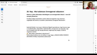 28. nap. Tudatosan válaszd Önmagad!