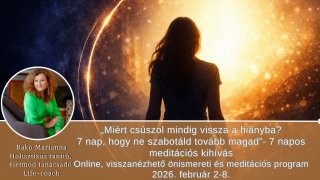 „Miért csúszol mindig vissza a hiányba? kihívás