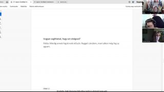 4. nap. A fókusz beélesítése