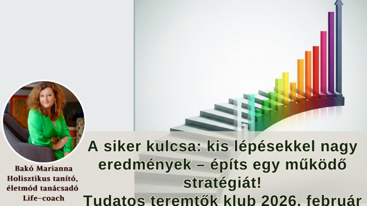 A siker kulcsa: kis lépésekkel nagy eredmények