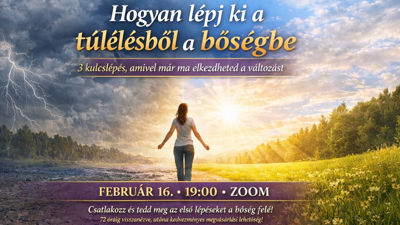 Hogyan lépj ki a túlélésből? Online webinár