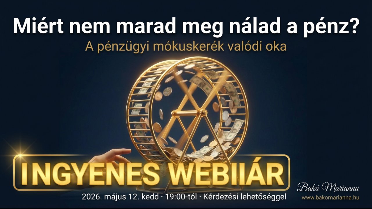 Miért nem marad meg nálad a pénz webinár