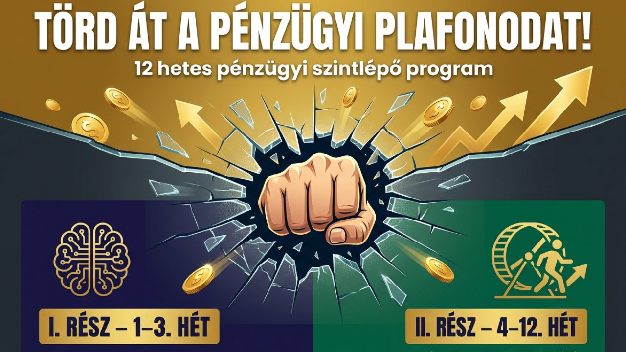 Törd át a pénzügyi plafonodat!-3 hetes
