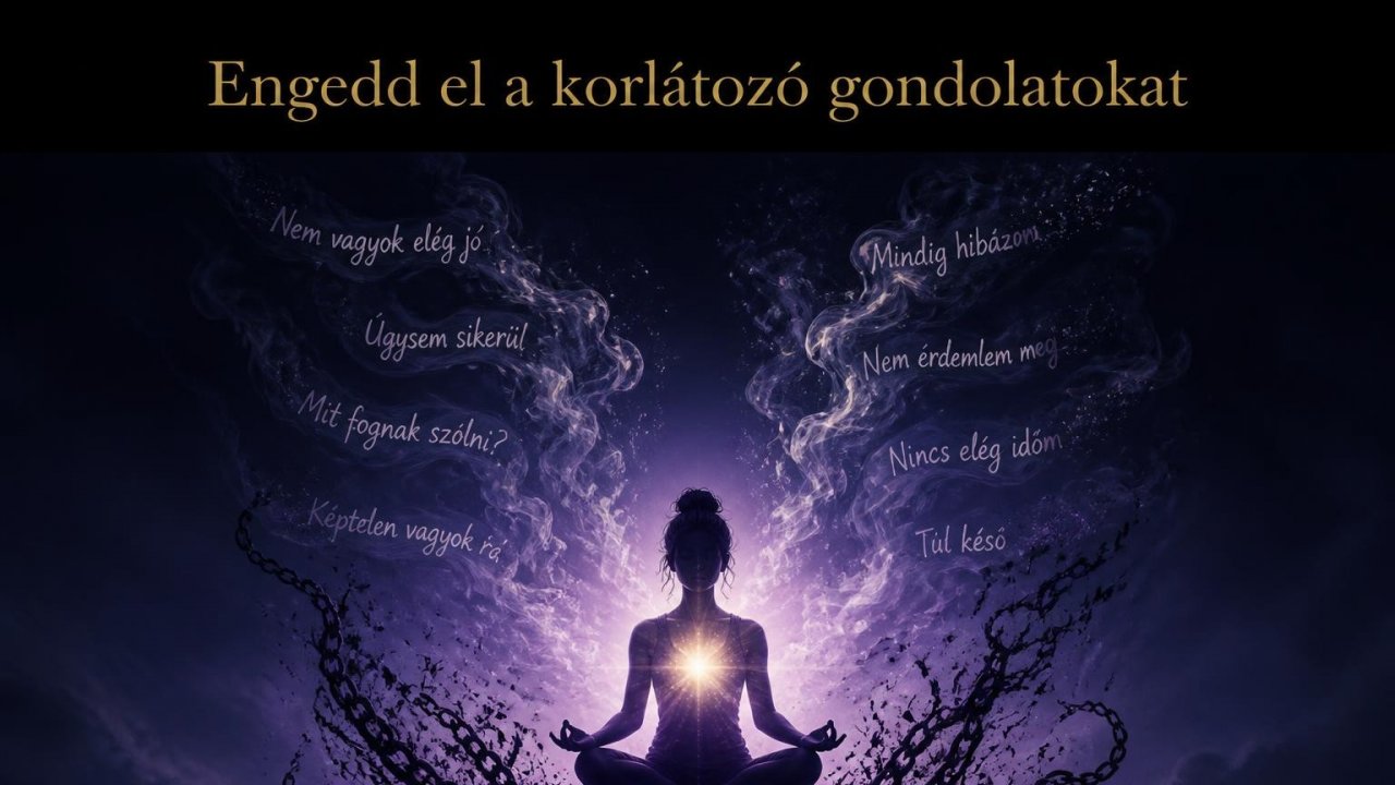 Engedd el a korlátozó gondolatokat meditáció