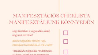 Ajándék manifesztációs cheklista-ingyenes