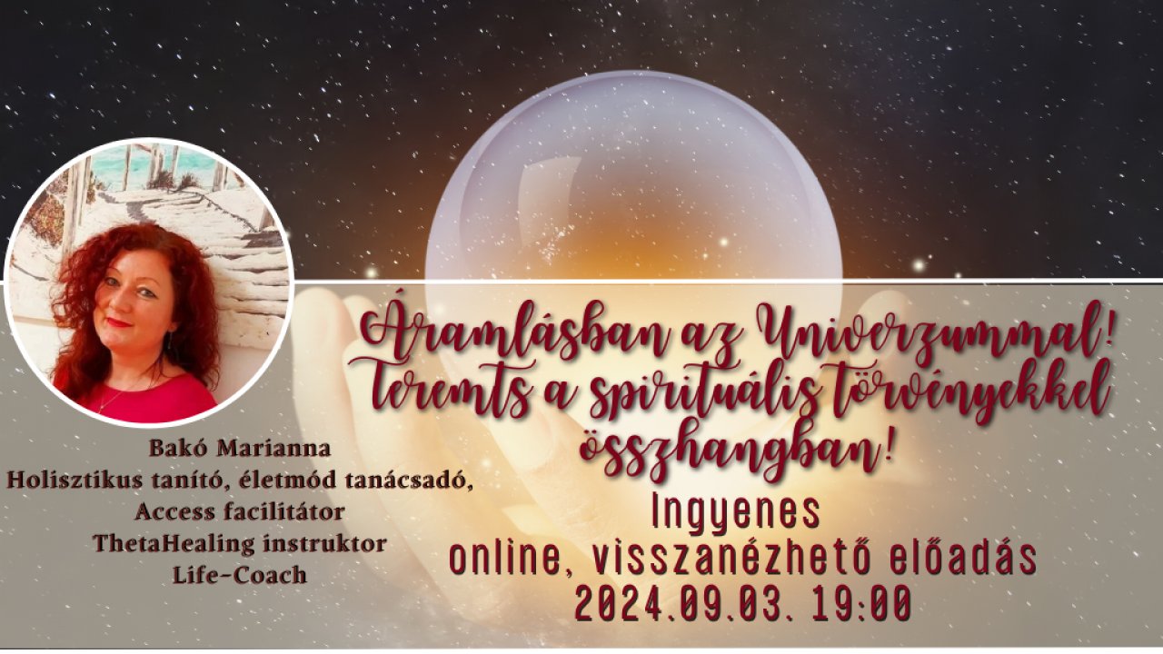 Áramlásban az Univerzummal ingyenes meditáció